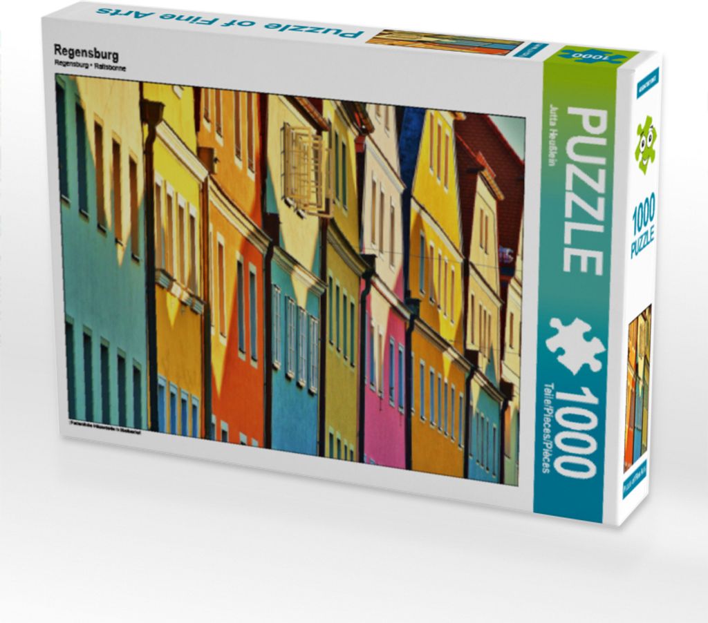 Calvendo Regensburg 1000 Teile Puzzle quer 640x480mm, Heußlein Jutta; 7435064