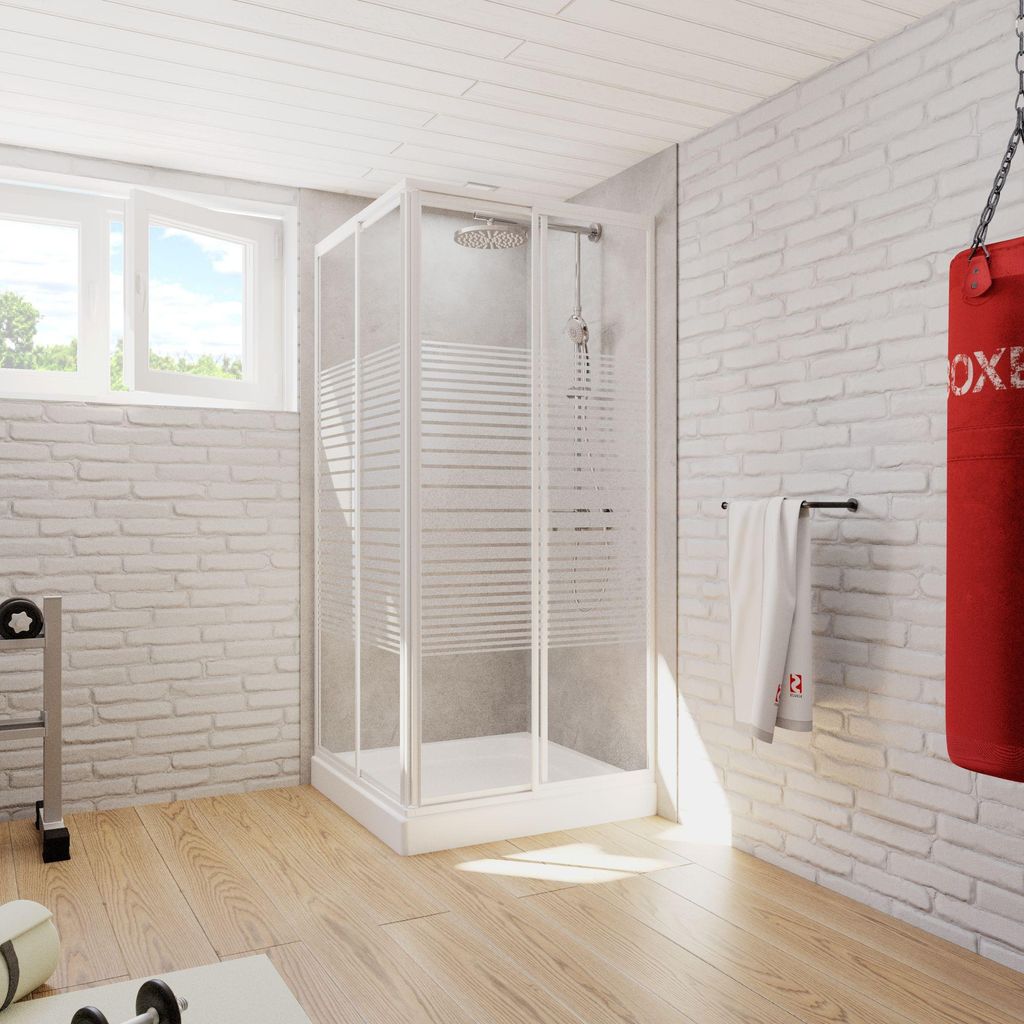 Cabina doccia Schulte Sunny ingresso angolare variabile con Immagine del prodotto 