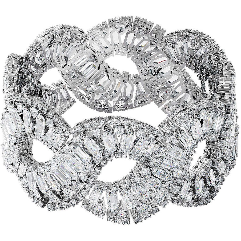Armbanden Armreifen Swarovski Silber Kollektion Hyperbola - frau