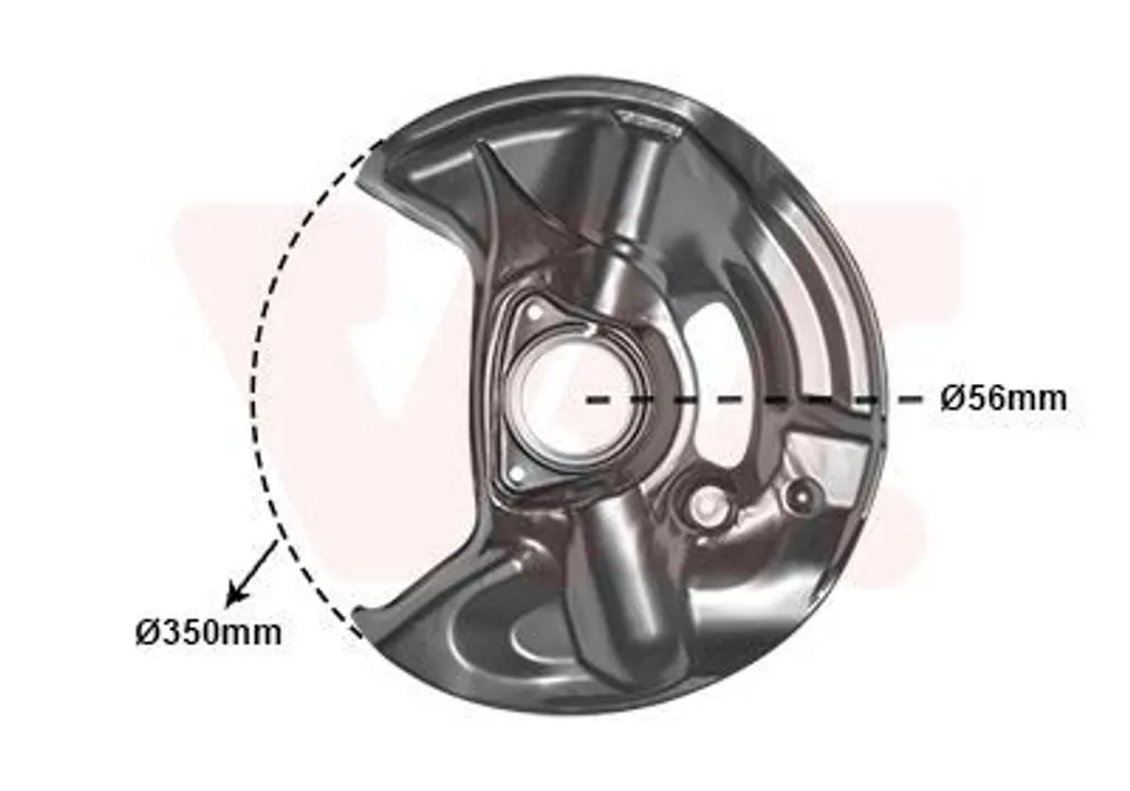 Flasque de Protection Disque de Frein Van Wezel 3029371 Mercedes Benz
