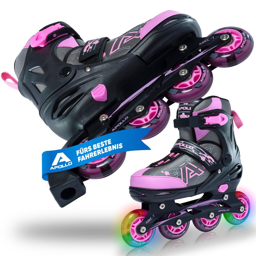 Apollo Champion Adjustable Inline Skate - Pink - M - 35-38 Produktbild 