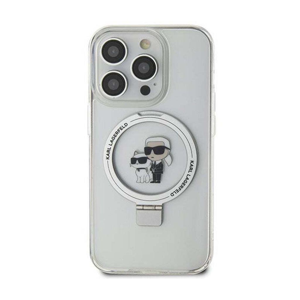 Telefoonhoesje Karl Lagerfeld, ringhouder, Karl&Choupette, Productafbeelding 