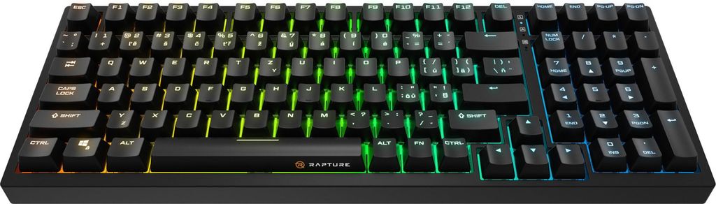 Rapture FOXTROT Wired, Gateron G Pro 3.0 Rot, Schwarz - CZ/SK