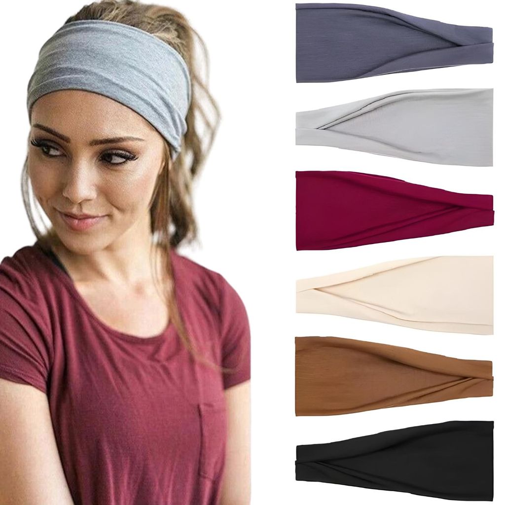 Haarband Dames - 6 Stuks Vouwen Haarbanden Set - Dames Productafbeelding 