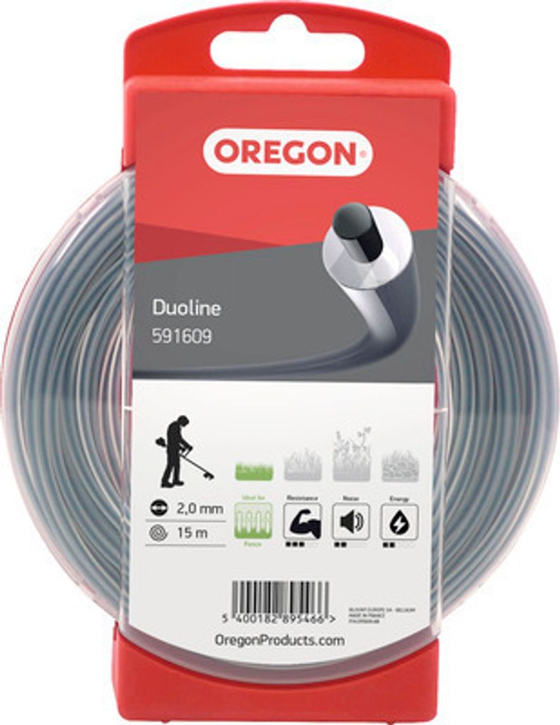 Trimmerfaden Oregon Duoline 2,0 mm x 15 m, nylon