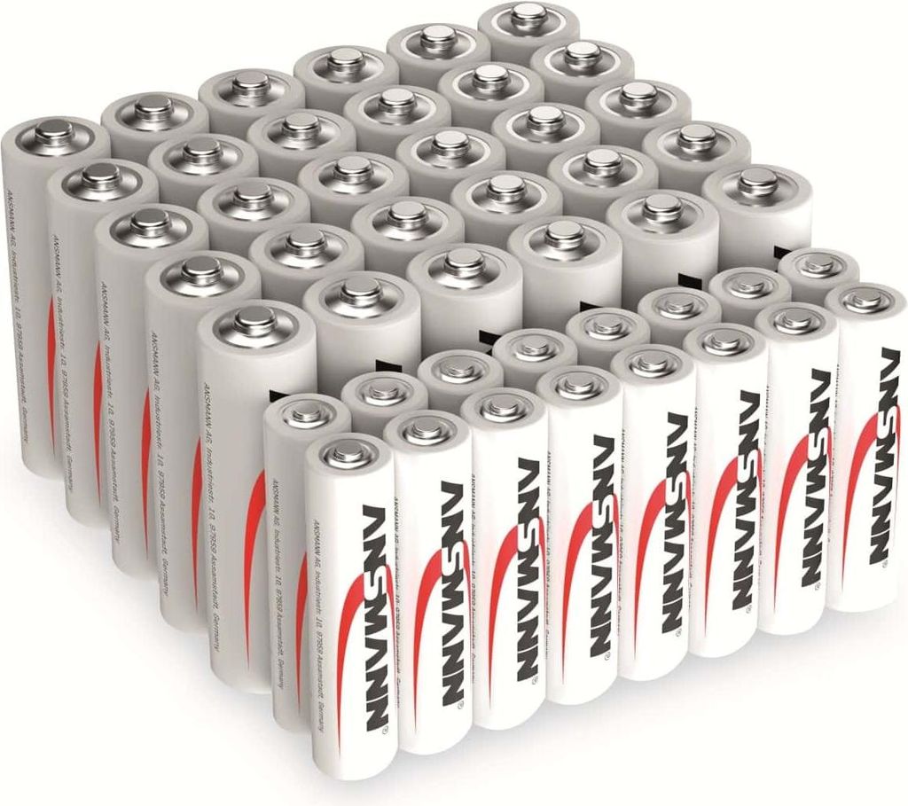 Set di batterie ANSMANN, alcaline, 46 pezzi, 30x Mignon, Immagine del prodotto 
