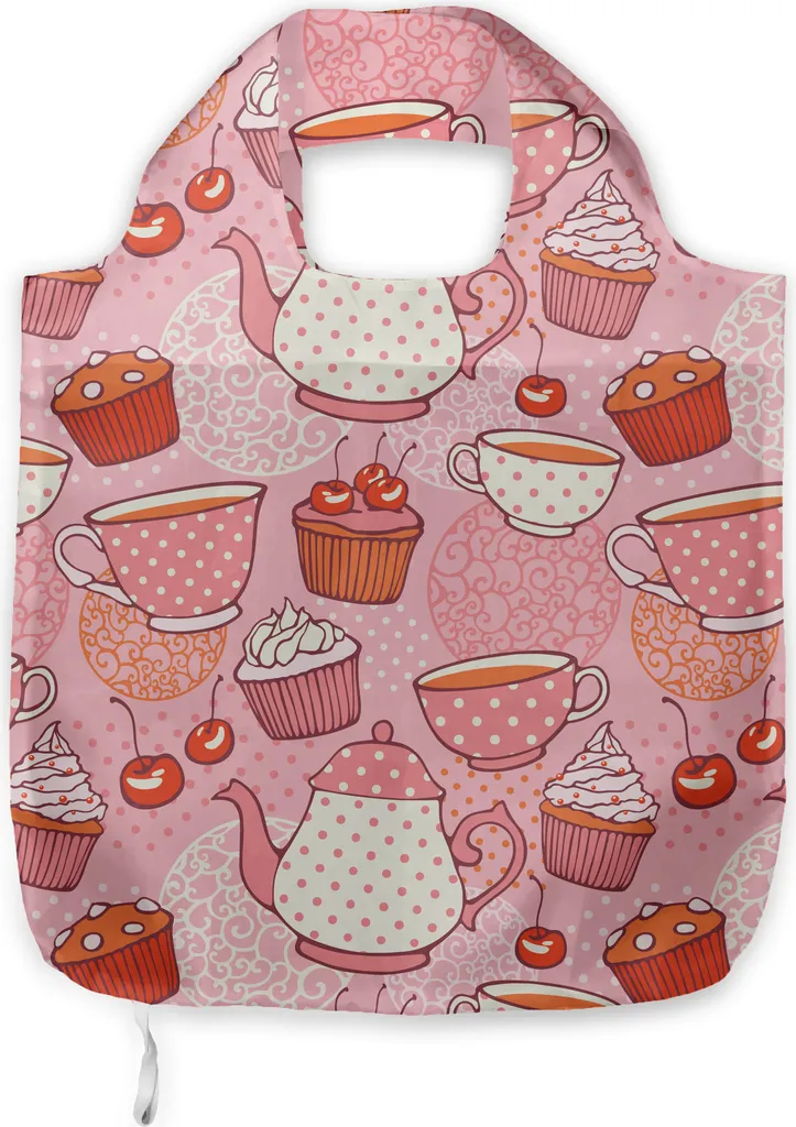 Borsa Stoffa ABAKUHAUS Fantasia Cupcake - Shopping Eco-Style