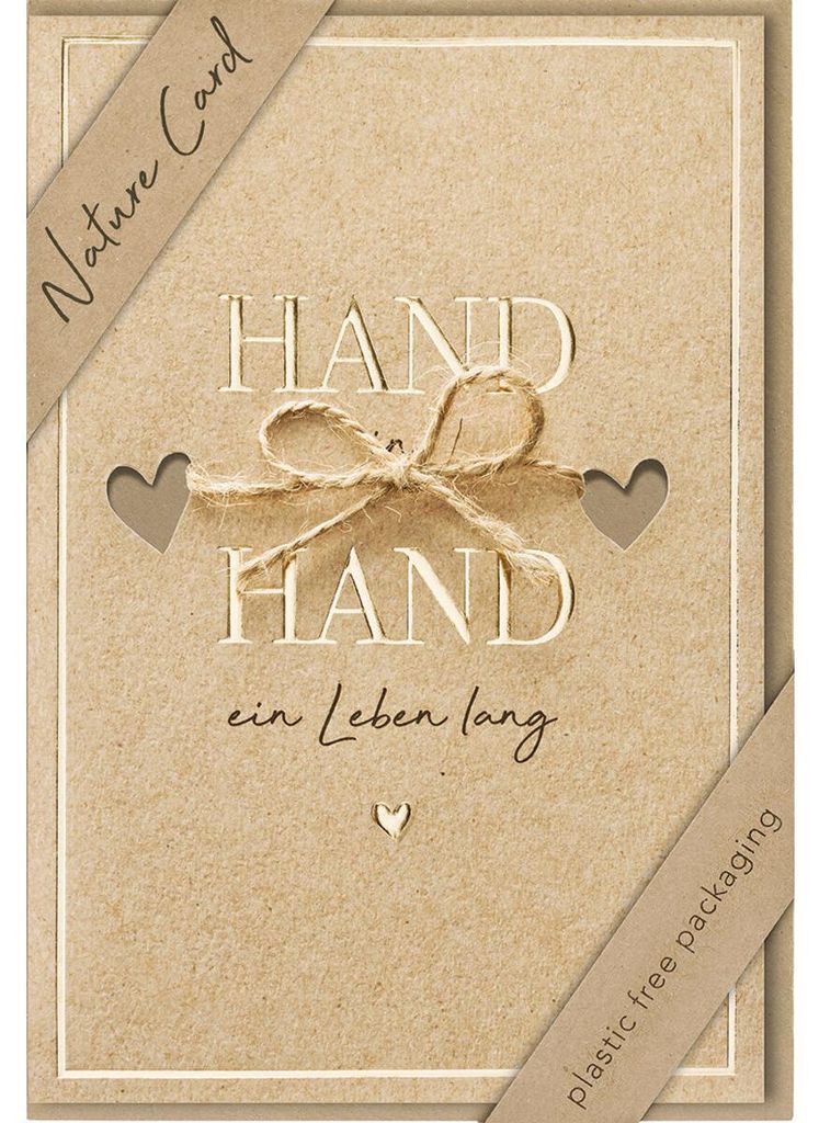 bsb 693005-2 Tarjeta de boda - Diseño "Natur", incluye Imagen del producto 