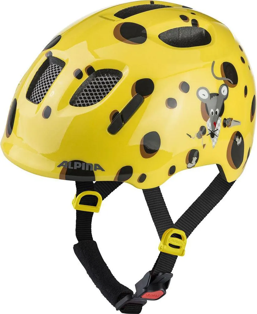 Casque ALPINA Ximo 2 Enfant : Léger, Ventilé et Haute Visibilité Jaune