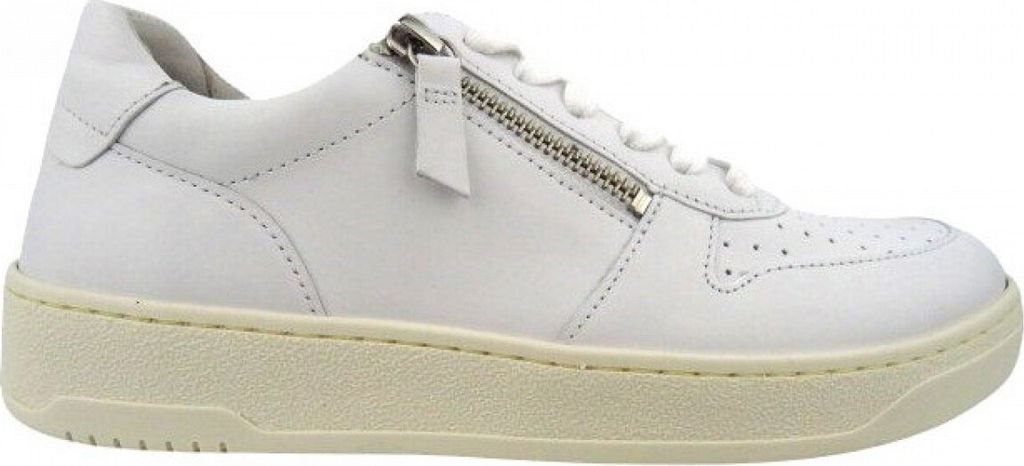 Gabor Nappa Reißverschluss Damen Sneaker low in Weiß, Größe 3.5