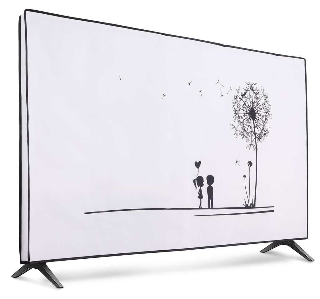 kwmobile 55" TV Abdeckung Indoor - Fernseher Hülle Produktbild 