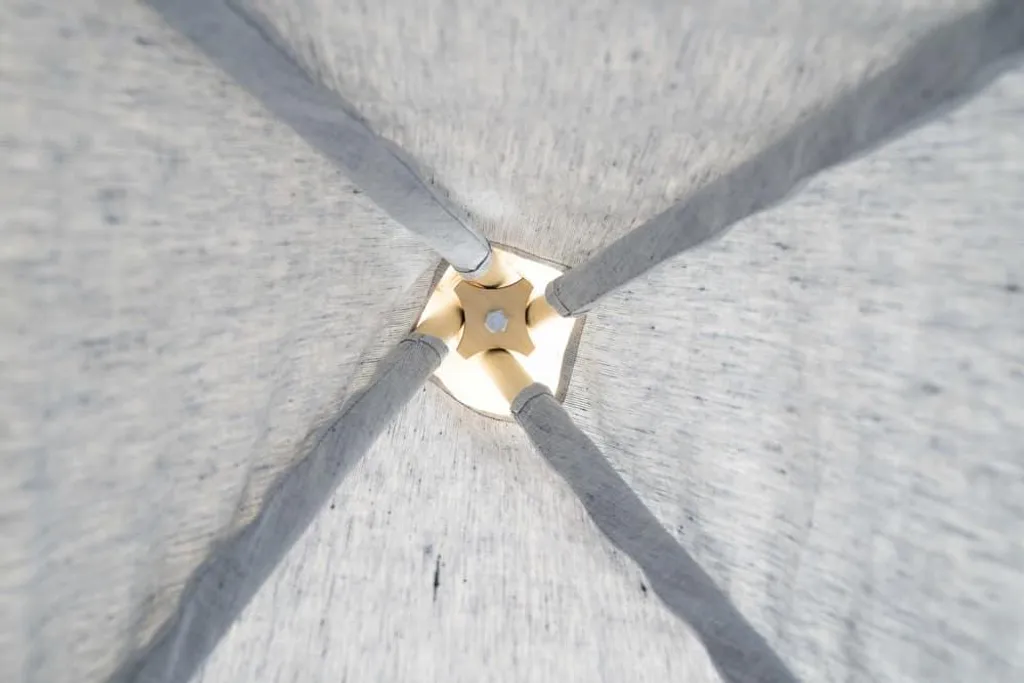 Tipi enfant avec tapis de sol molletonné Wigwam en lin haute qualité - 9