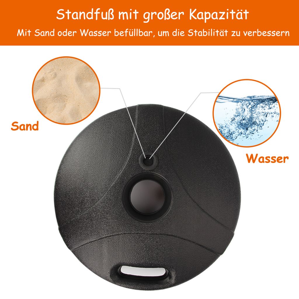 COSTWAY Punchingball 81-123cm höhenverstellbar, Boxset Produktbild 7