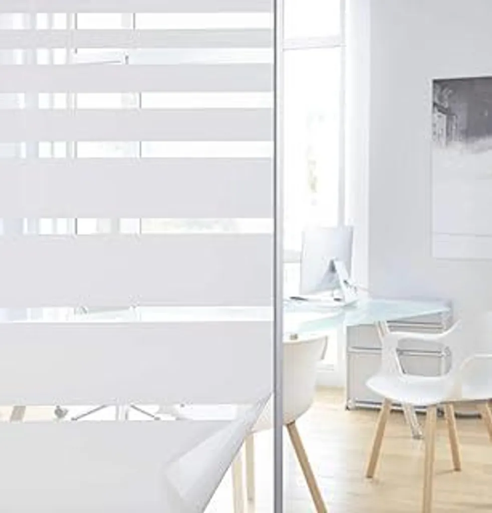 Pellicola Vetri Statica Klemmfix 67x200 a Strisce - Privacy Moderna