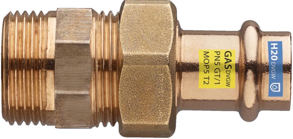 1x28 Verschraubungen AG - RG flachdichtend Kombifitting Frabo DVGW