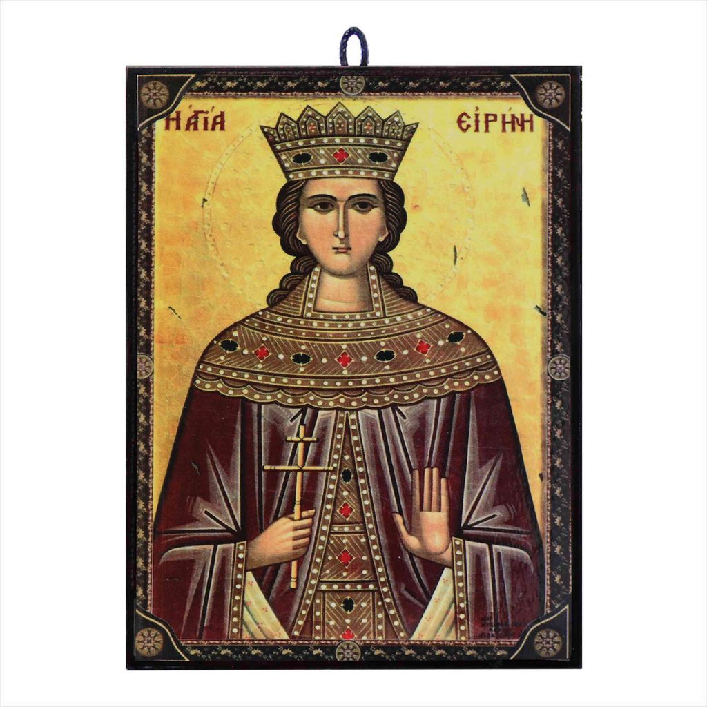 Ikone Irene Irina orthodox e Reproduktion aus Griechenland
