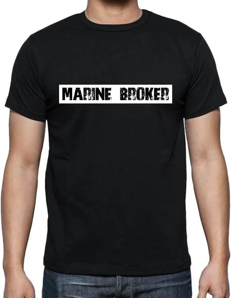 Herren Grafik T-Shirt Beruf des Maklers – Broker Occupation – Öko-Verantwortlich Vintage Jahrgang Kurzarm Lustige Druck Geburtstag Geschenk Mann