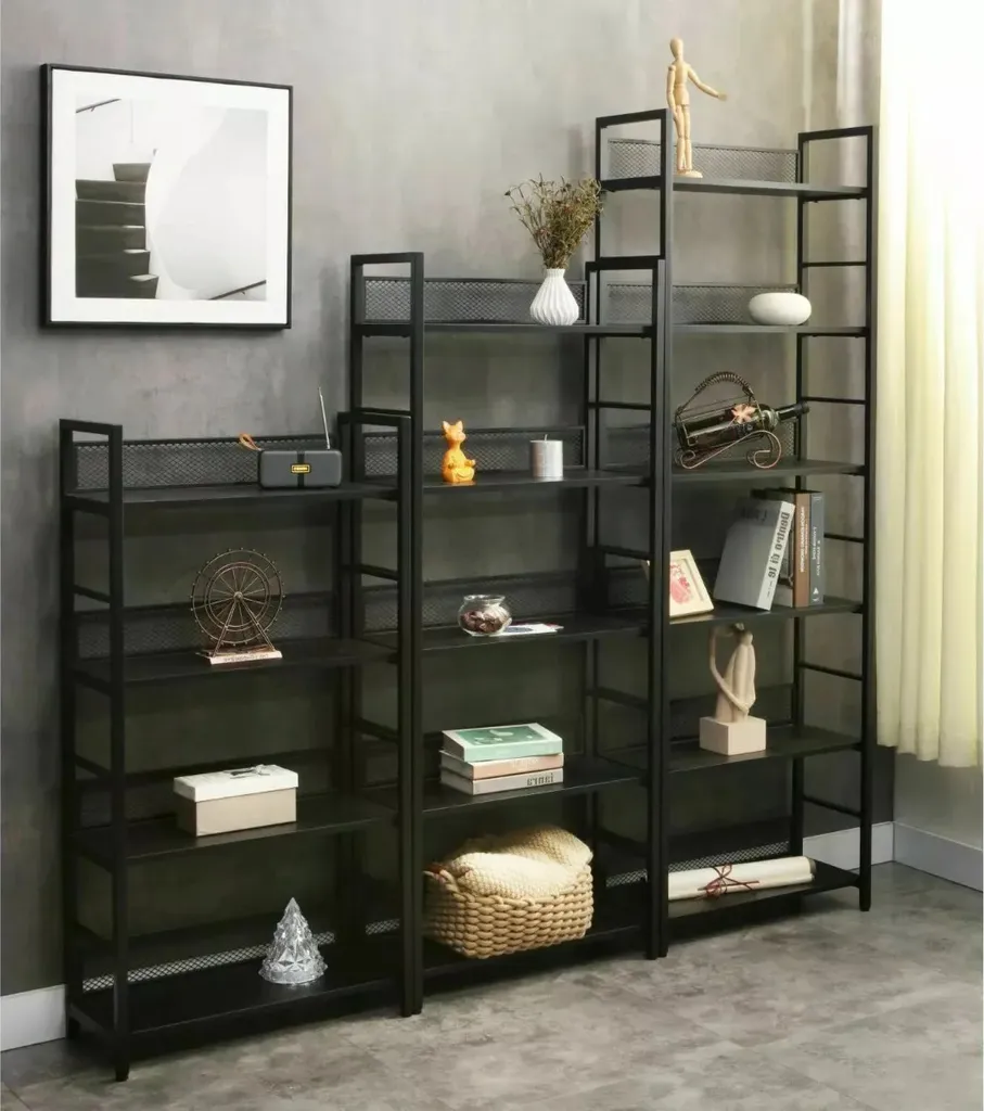 Bibliothèque RAW R4 noir mat - Solution gain de place pour petits espaces - 2
