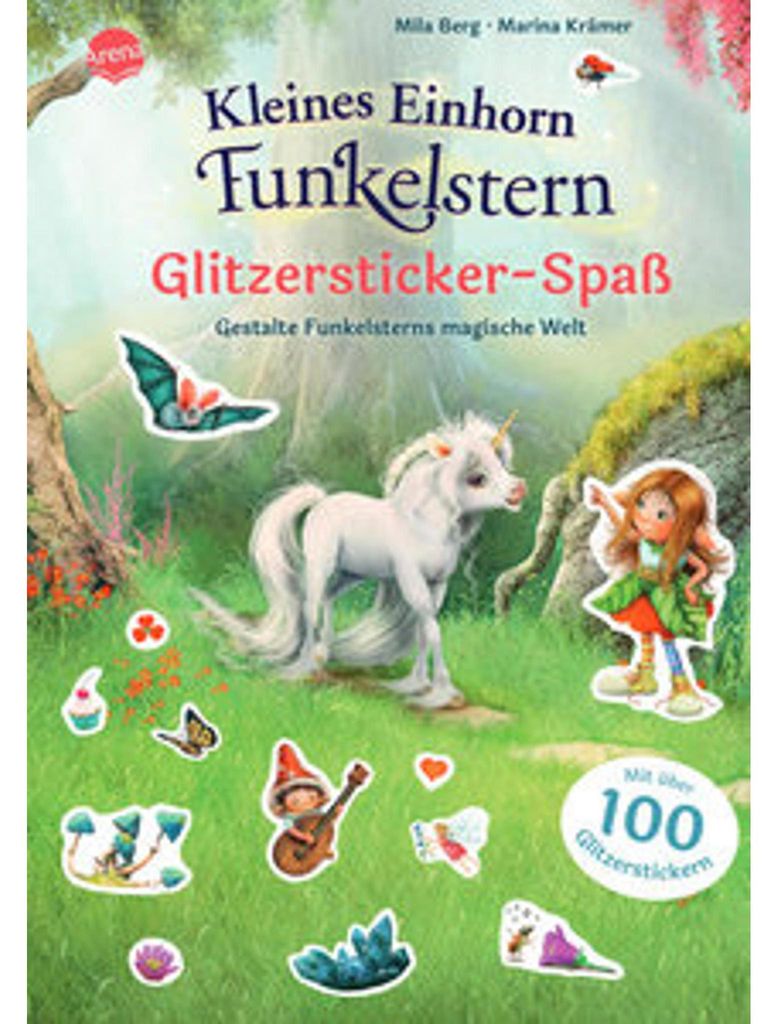 Kleines Einhorn Funkelstern. Glitzersticker-Spaß. Gestalte Image du produit 