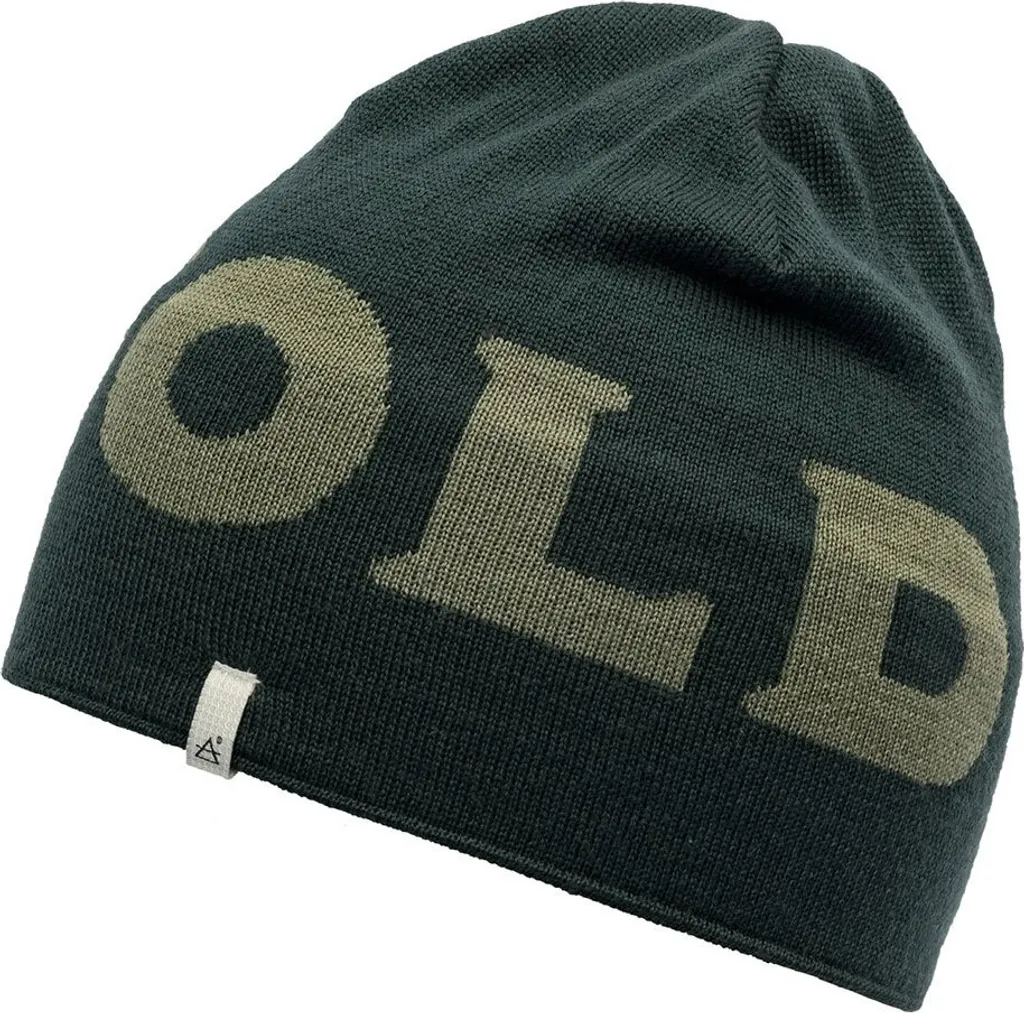 Devold Logo Merino Beanie Woods Woods 58 - Bonnet en Laine Mérinos Verte