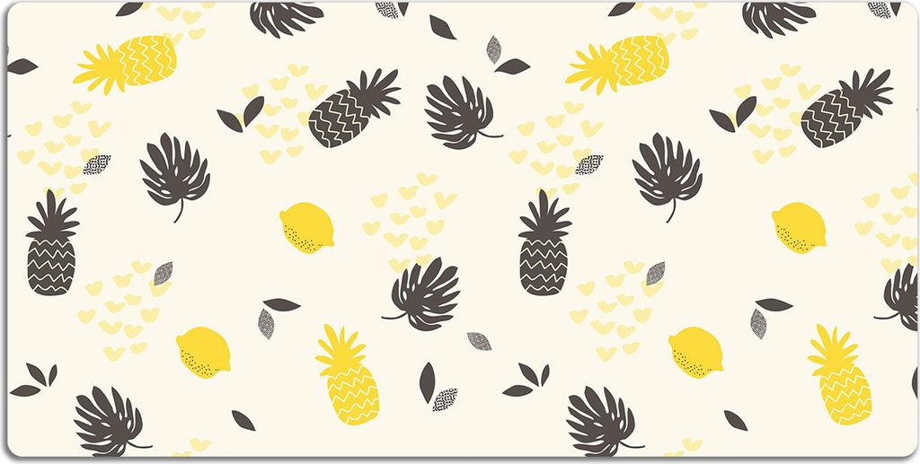 Schreibtischmatte Tischunterlage 100x50 cm Mauspad - Ananas Produktbild 