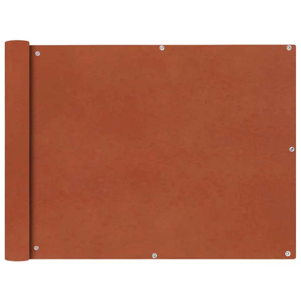 Frangivista Balcone 90x600 cm Rosso Terracotta | Tessuto Oxford PU