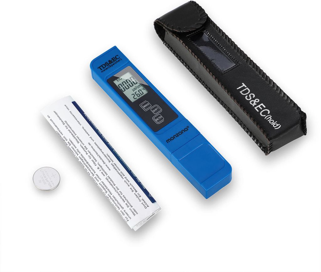 MONZANA® 3 in 1 TDS EC PH Messgerät Digitaler Wassertester Produktbild 8