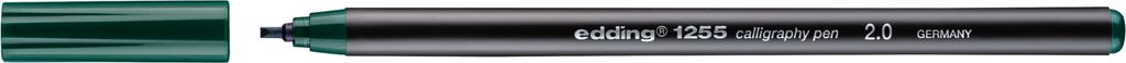 edding Kalligrafie-Stift edding 1255 calligraphy pen, 2,0 mm, flaschengrün