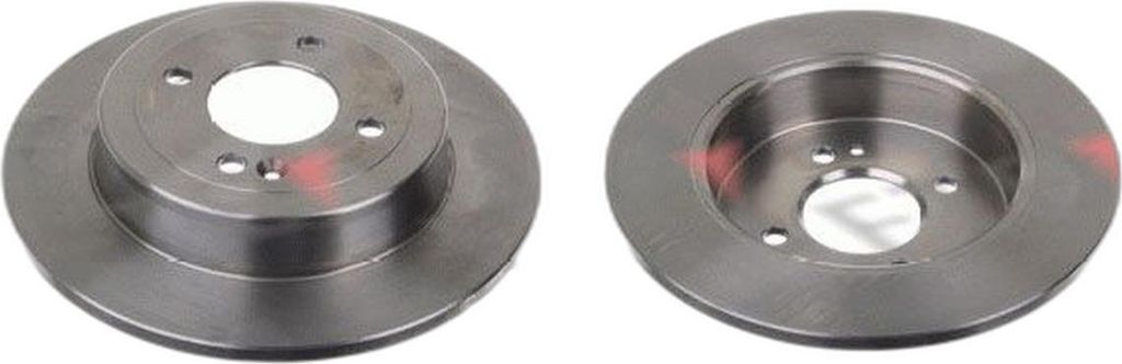 2 Bremsscheiben Hinterachse voll Ø 262 mm 10 mm FTE für u.a. KIA STONIC