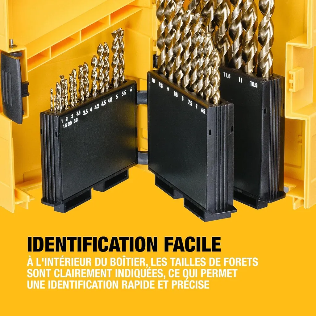 Coffret de 29 Forets Métal DeWALT DT7926 EXTREME 2 pour Perçage Précis - 5