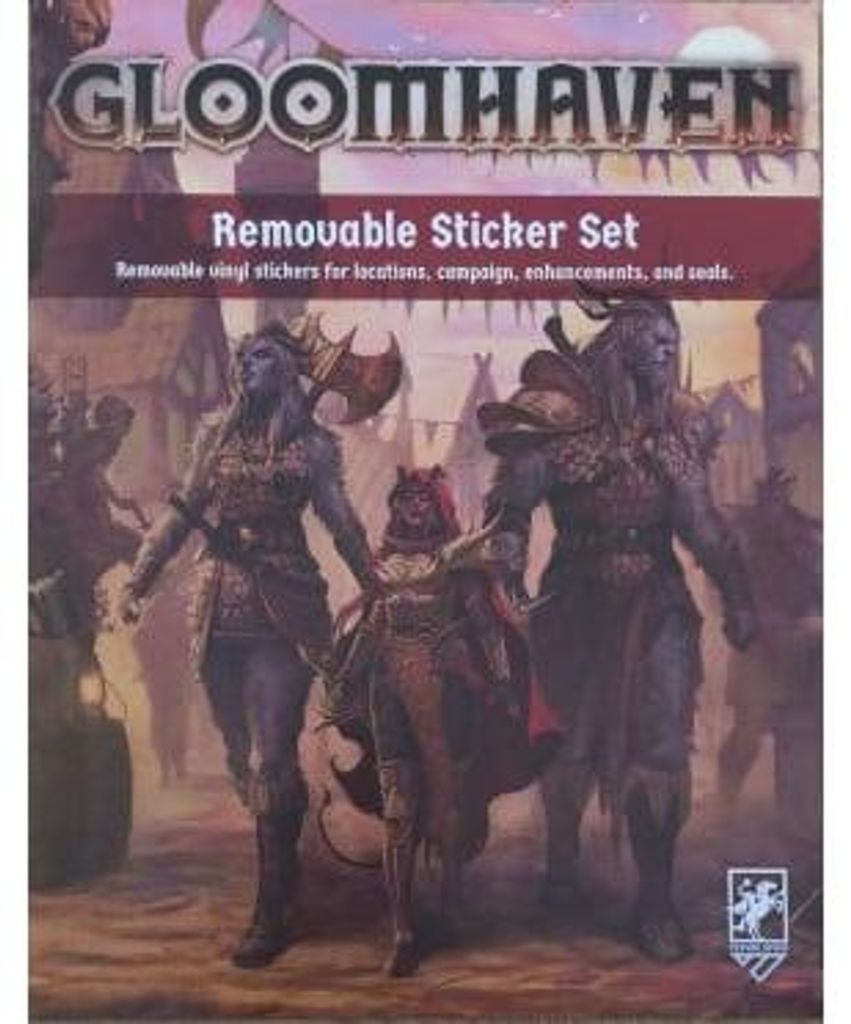 Asmodee Gloomhaven Removable Sticker Set, Rozšíření deskové Obrázek produktu 
