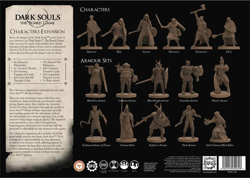 Dark Souls Board Game Extension Personnages pour Jouer en Coopération - 2