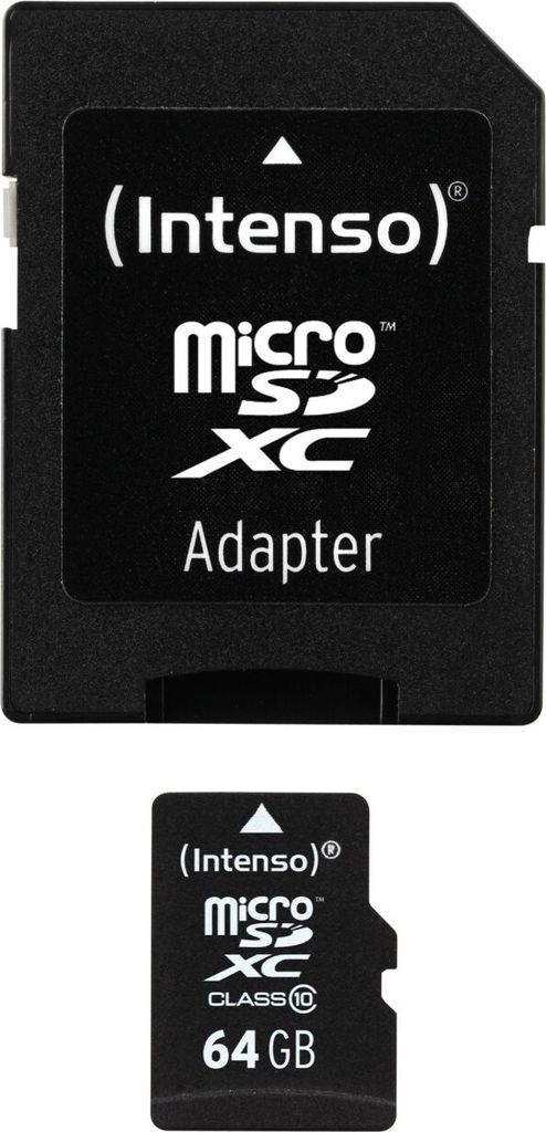 Intenso - Karta pamięci flash (w zestawie adapter microSDXC Zdjęcie produktu 