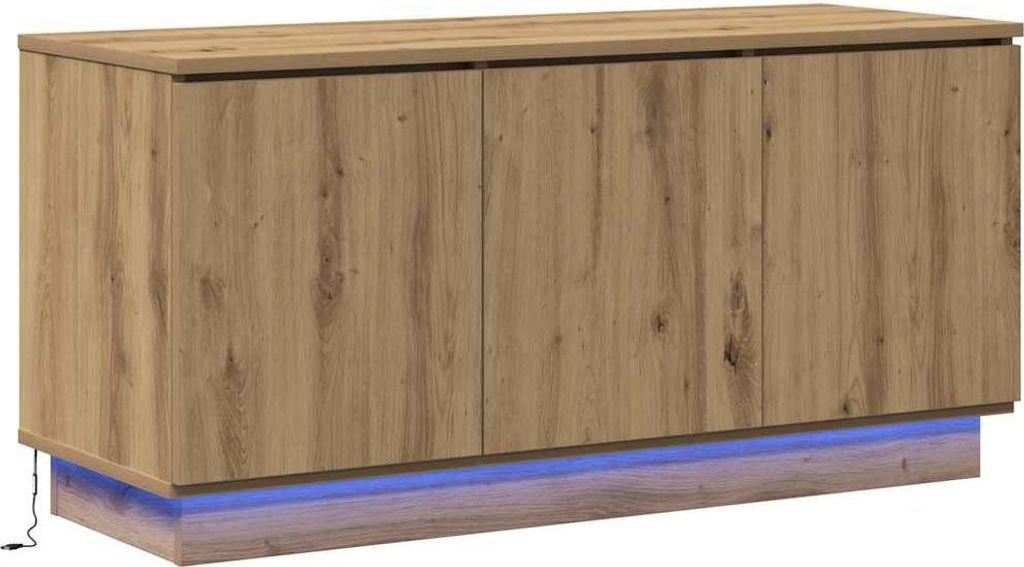 vidaXL TV-Schränk Artisan-Eiche 100 x 38 x 49 cm Holzwerkstoff