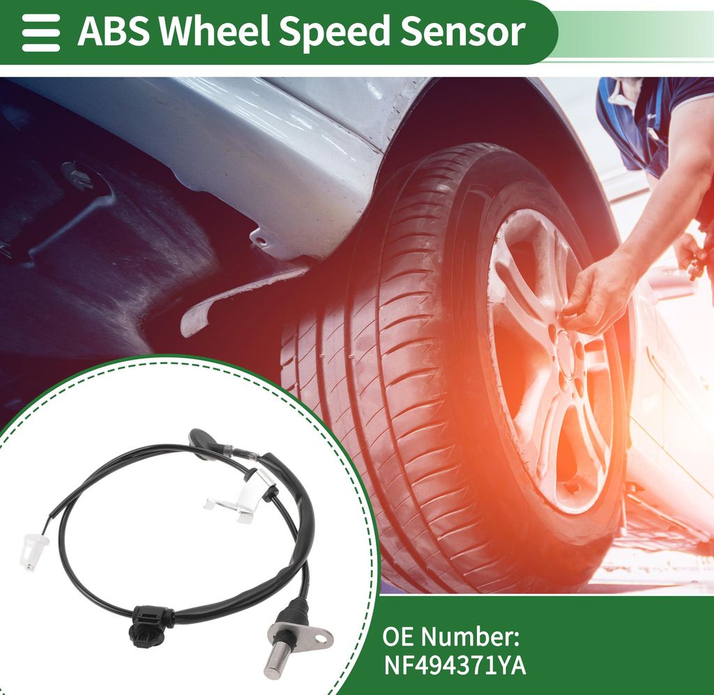 ABS Radgeschwindigkeitssensor ABS Sensor Antiblockiersystem Sensor Nr. NF494371YA für Mazda MX-5 2006-2015 1 Stück Hinten Rechts