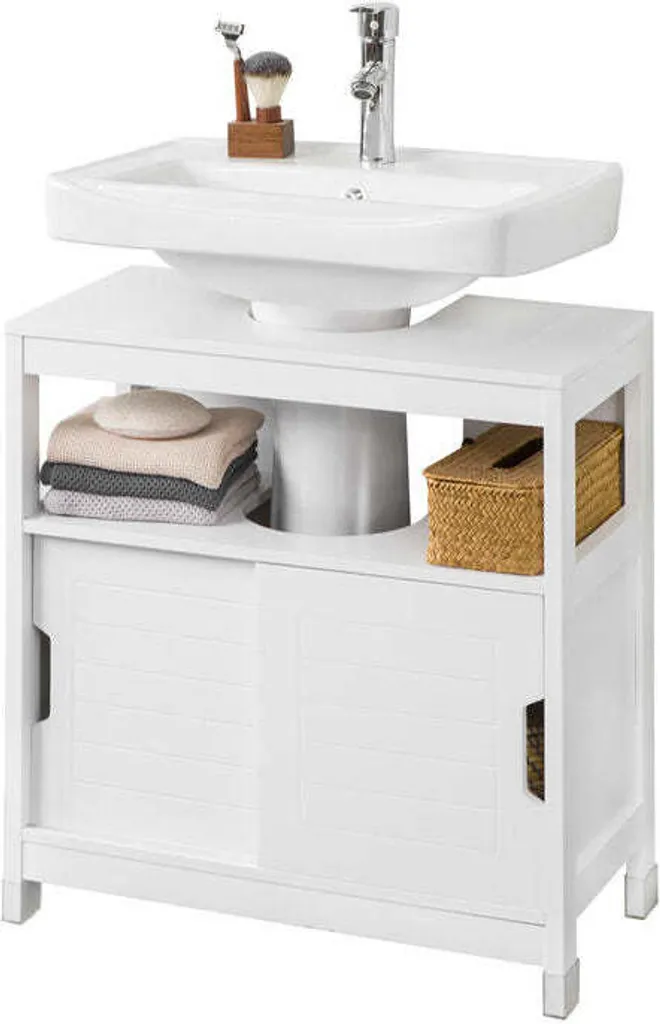 Solution humidité : Meuble sous-vasque Rootz 60cm pour rangement ordonné