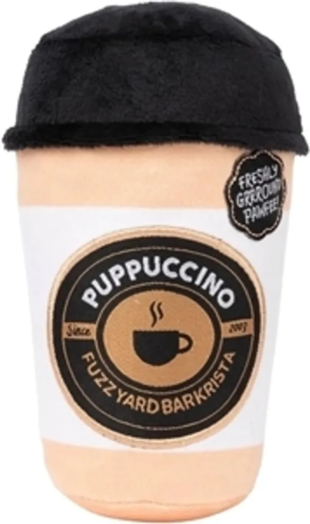 Peluche Sonore pour Chien Fuzzyard Barkrista Puppuccino avec Couineur
