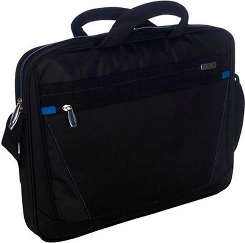 Housse de Transport 17 Pouces pour PC Portable avec Bandoulière Noire