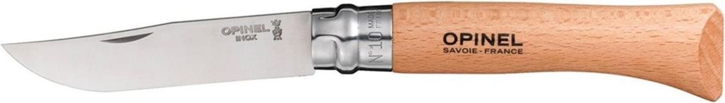 Opinel coltello pieghevole 10 inox faggio Immagine del prodotto 