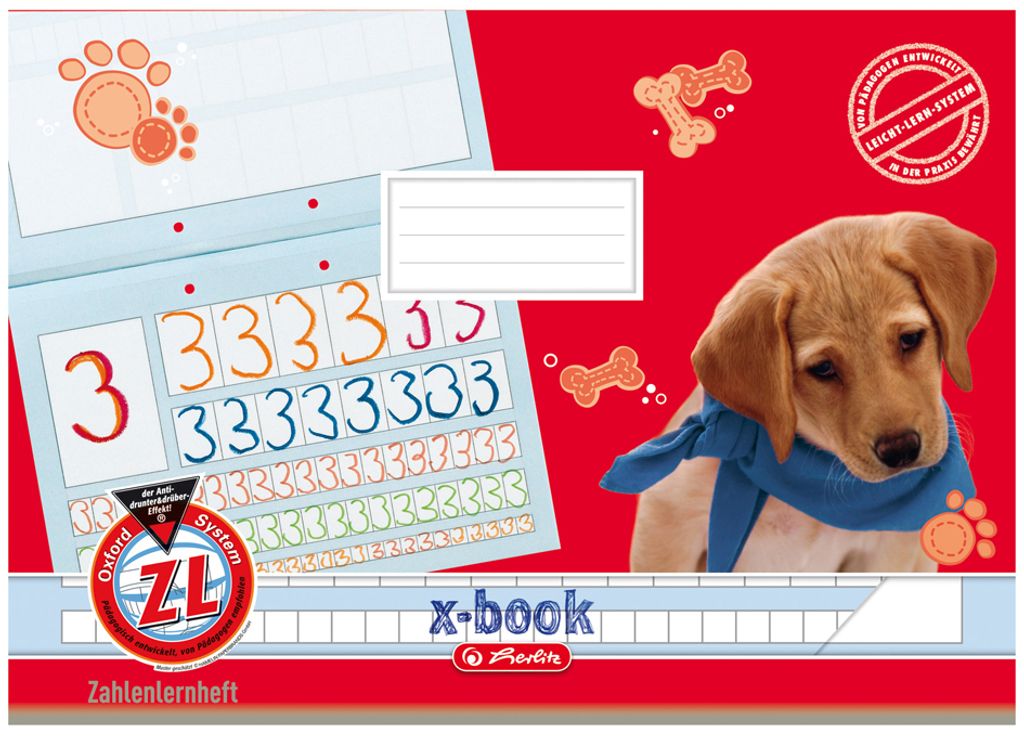 zeszyt ćwiczeń z liczbami herlitz, x.book, DIN A4 poziomo, Zdjęcie produktu 