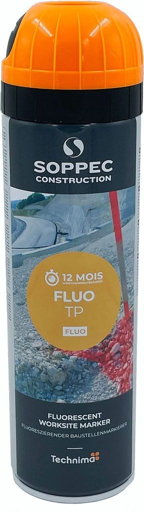 Markierungsspray 'FLUO-TP' Neon-Orange, 500 ml