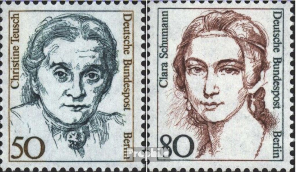 Briefmarken Berlin (West) 1986 Mi 770-771 (kompl.Ausgabe) gestempelt Frauen