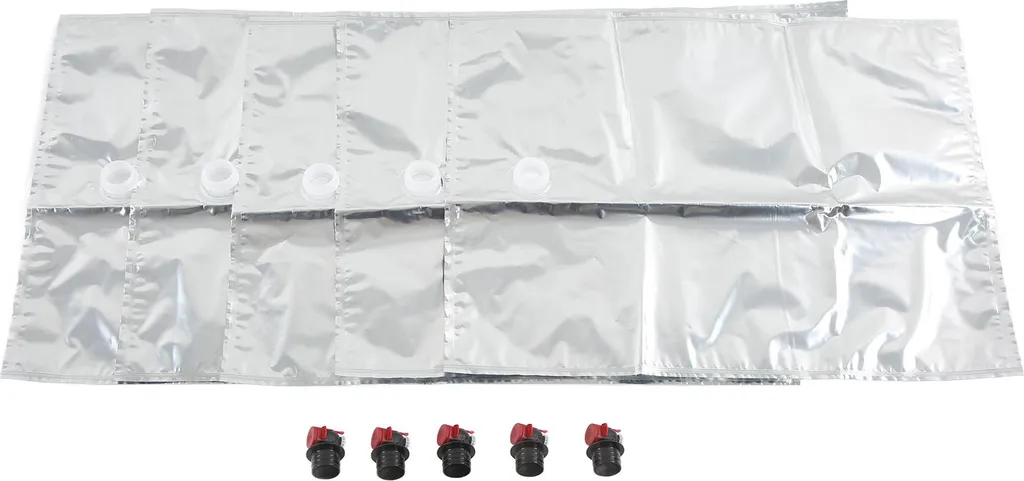 Fontaines à Vin et Jus 20L Sacs Aluminisés avec Robinet pour Buffet