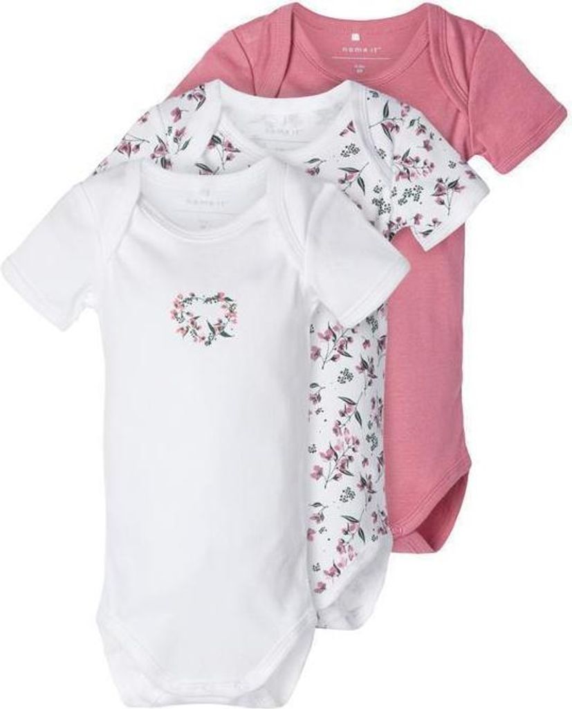 Name it 3er-Set Bodys für Mädchen 50
