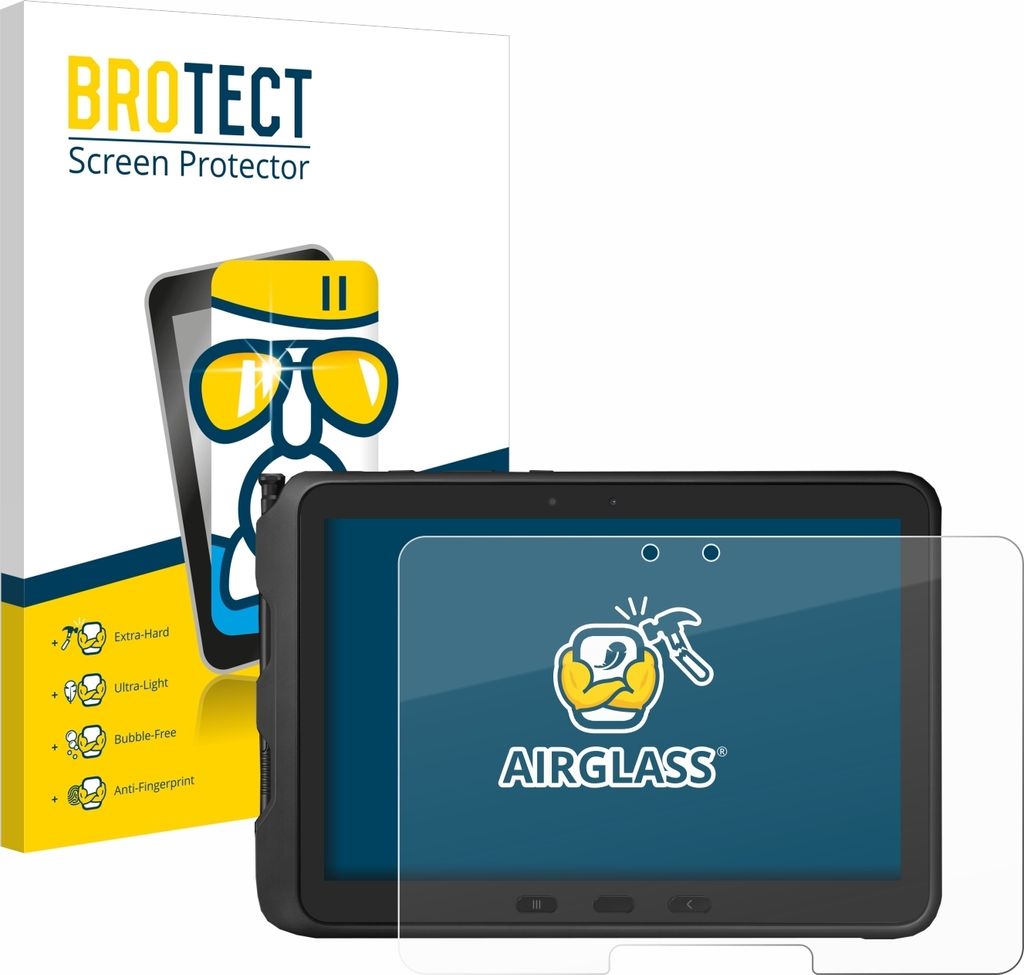 BROTECT Schutzglas für Samsung Galaxy Tab Active Pro Schutzfolie Panzer Folie Glas Display Schutz klar