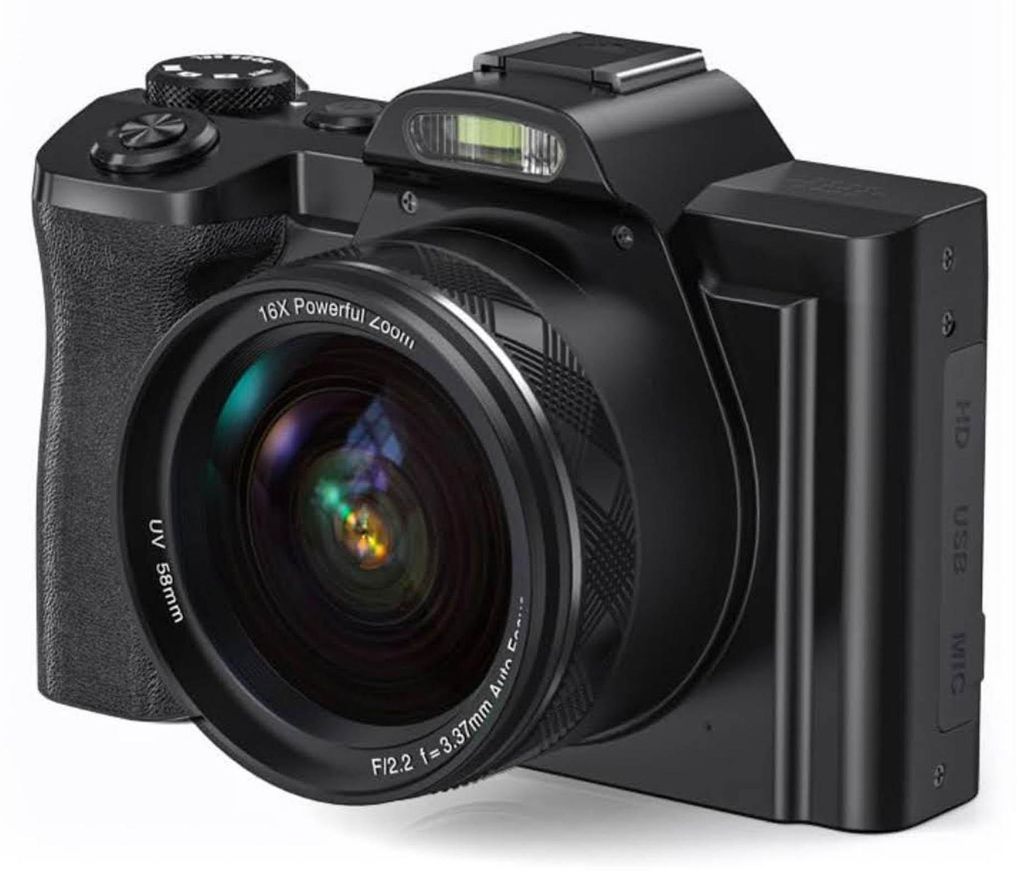 INF Digitalkamera 5K/48MP/16X Zoom/6-Achsen-Anti-Shake Produktbild 