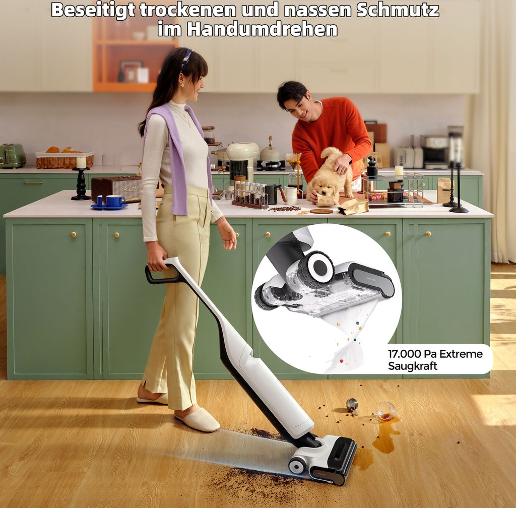 Roborock Flexi Nass- & Trockensauger, 17000 Pa,30 min Produktbild 9