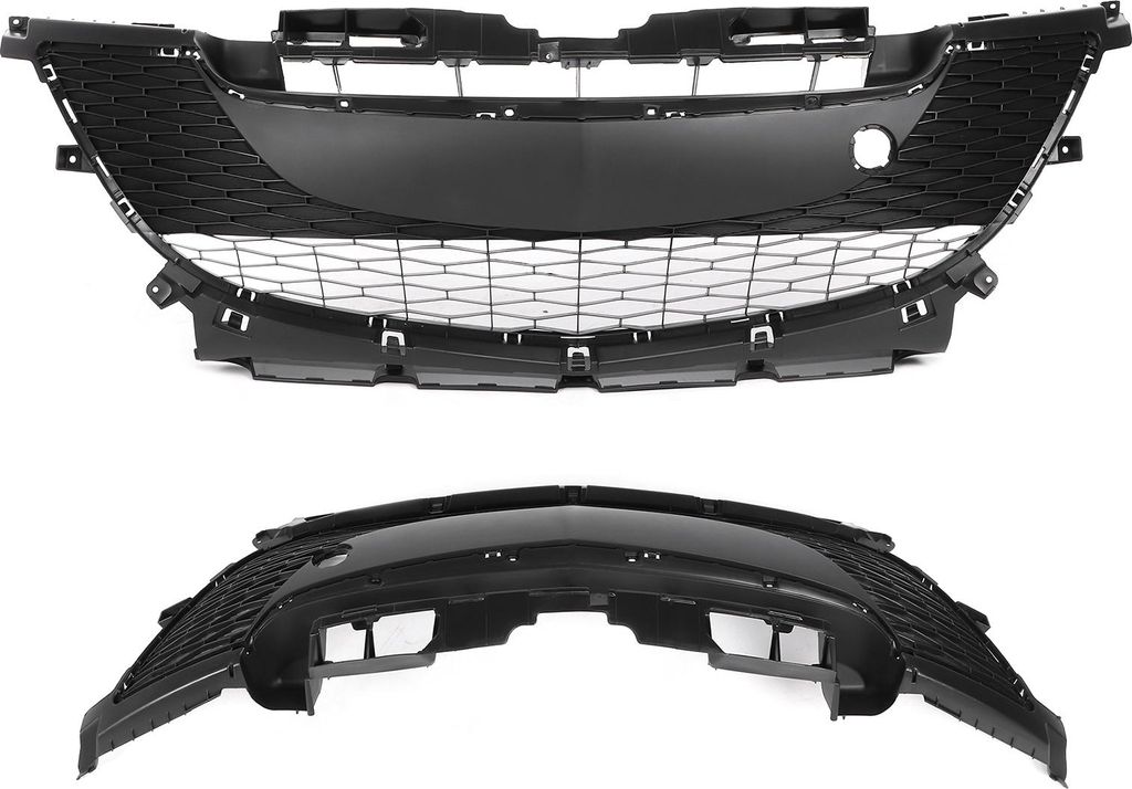 Stoßstangengrill, vorderer Netzgrill, Schutzschutz, BBM4501T1H, passend für Mazda 3 2009–2013