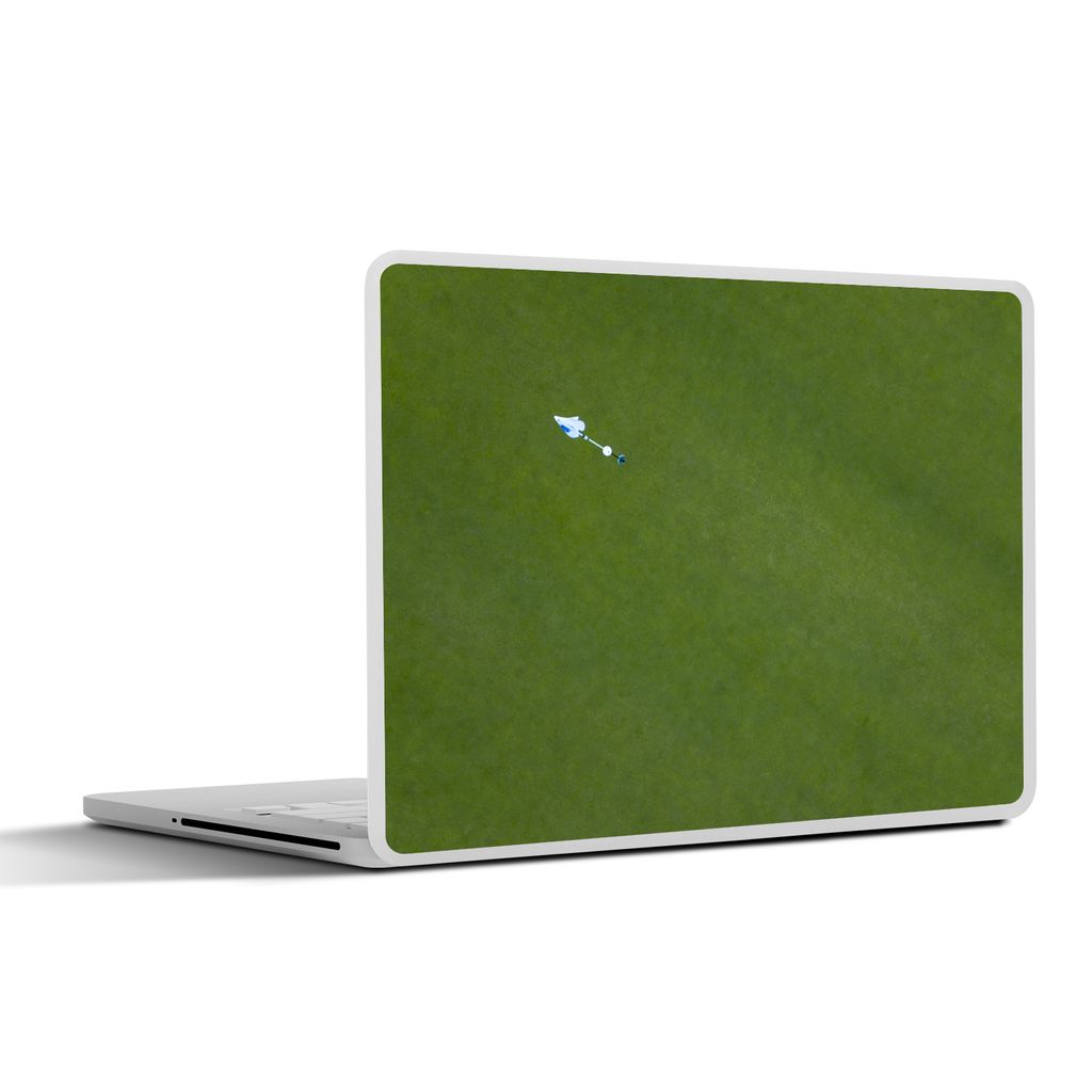 MuchoWow Laptop Aufkleber Sticker Cover Golfplatz aus der Vogelperspektive 30x22 cm - Laptop-Sticker