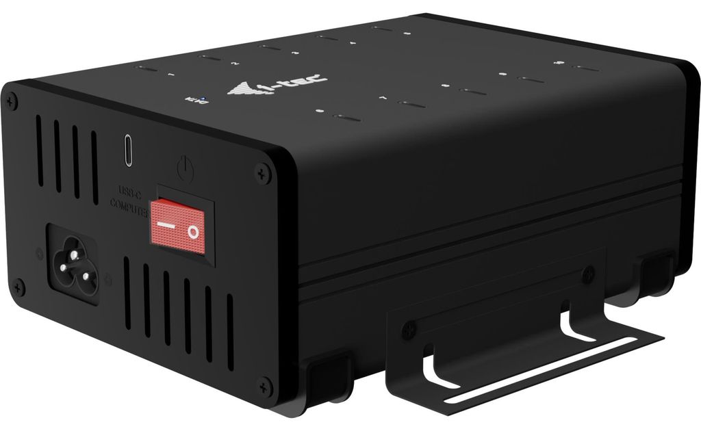 i-tec CACHRGHUB10C, Vnitřní, AC, 12 V, Černá Obrázek produktu 